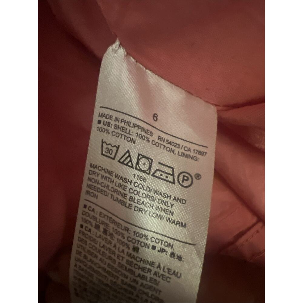 Banana Republic Cinched Waist Midi Tank Sundress Pink Size 6 Button Front Tiered - Picture 10 of 10
